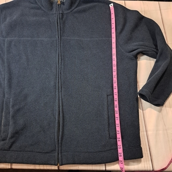 St. John's Bay Mens Large Fleece Zip Up Sweater - Picture 6 of 13